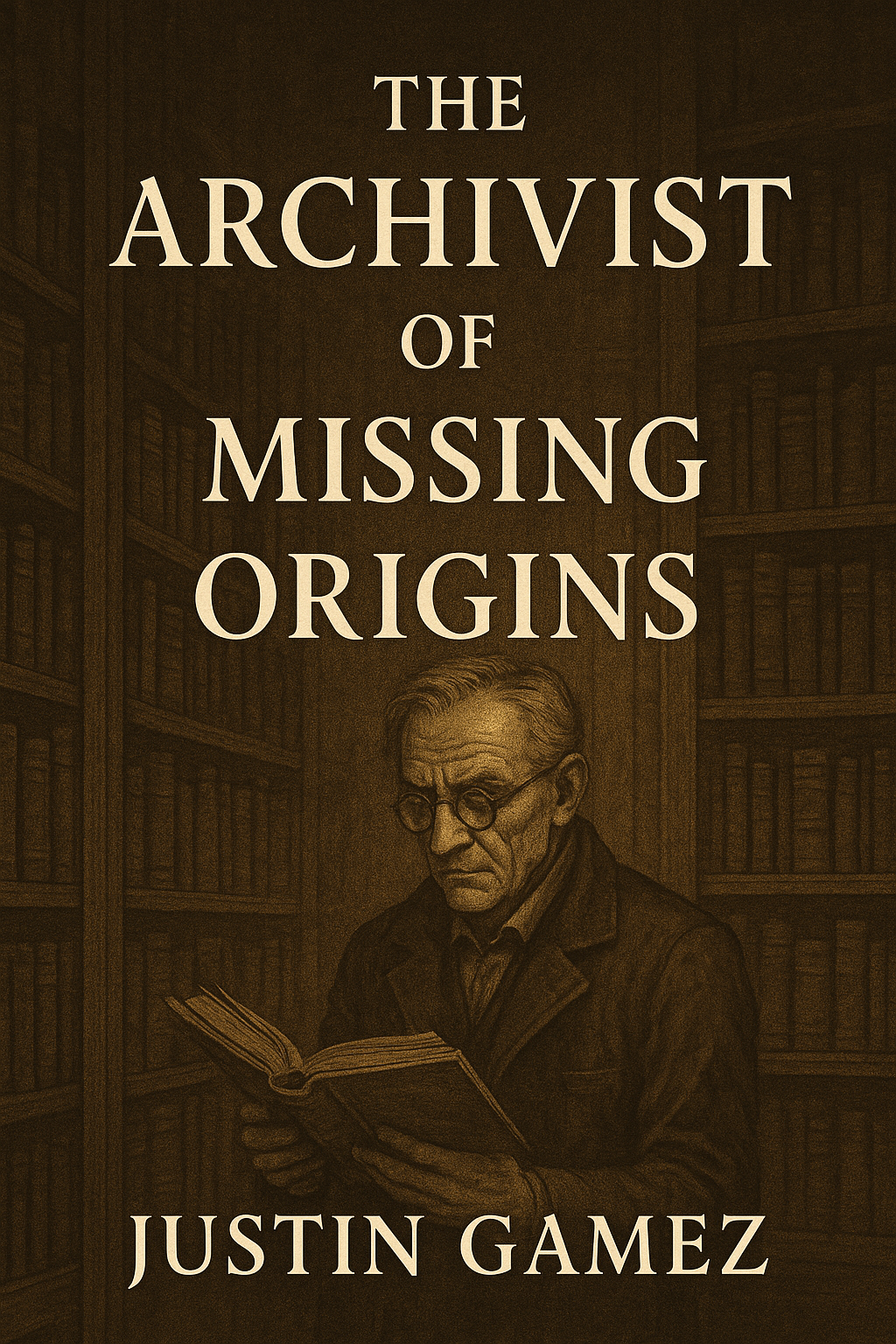 Cover of The Archivist of Missing Origins by Justin Gamez